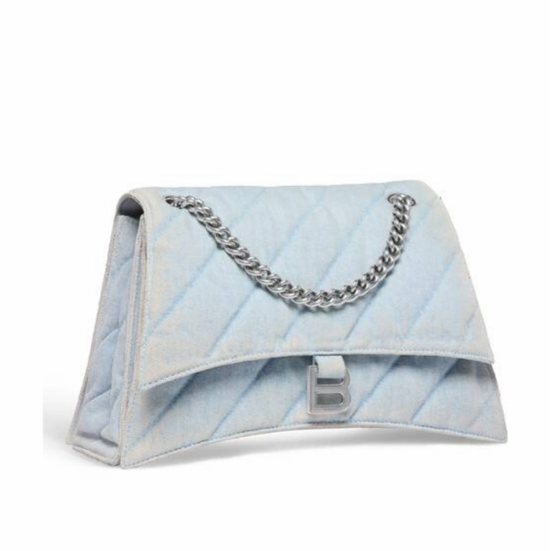 Balenciaga 女士 CRUSH 中號絎縫單肩包均碼碼30.9cm*6.8cm*19.8cm-0