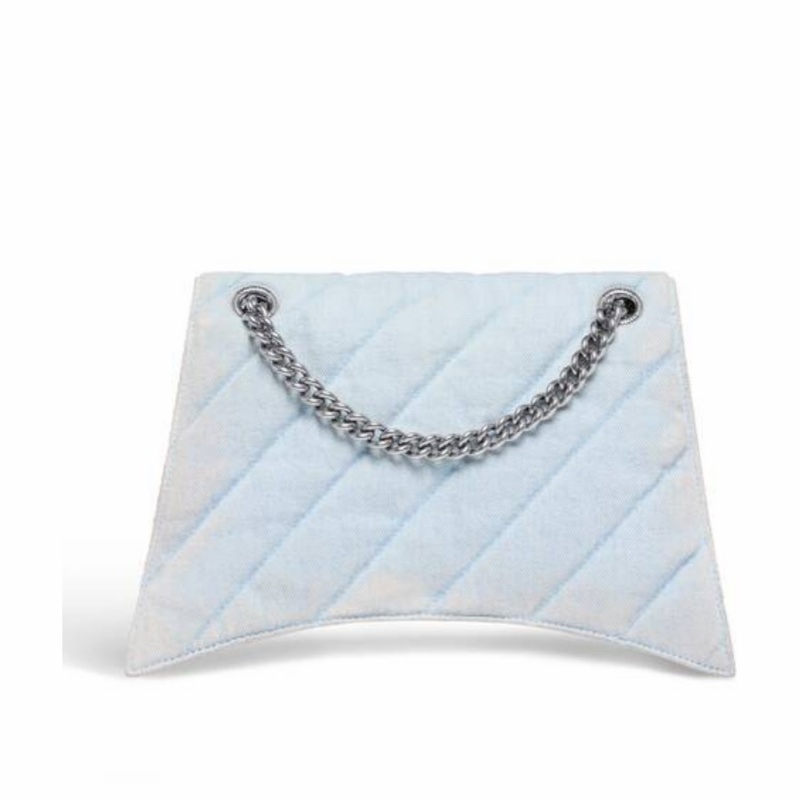 Balenciaga 女士 CRUSH 中號絎縫單肩包均碼碼30.9cm*6.8cm*19.8cm-4