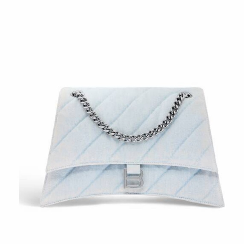 Balenciaga 女士 CRUSH 中號絎縫單肩包均碼碼30.9cm*6.8cm*19.8cm-5