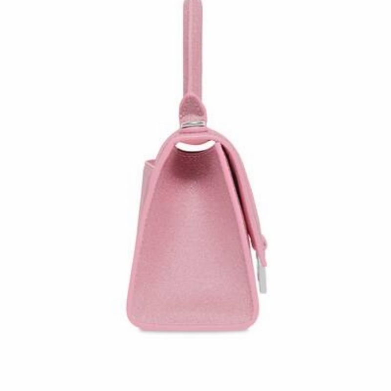 Balenciaga 女士 HOURGLASS XS 閃亮可拆卸肩帶單肩包均碼碼XS、18.8cm*7.8cm*13cm-4