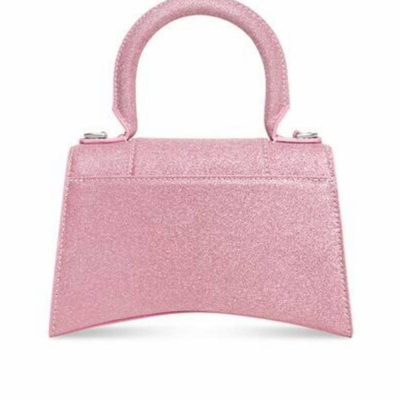 Balenciaga 女士 HOURGLASS XS 閃亮可拆卸肩帶單肩包均碼碼XS、18.8cm*7.8cm*13cm-6