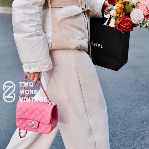 CHANEL 方胖子 粉色質感 少女💫