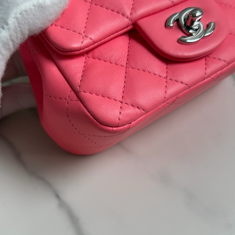 CHANEL 方胖子 粉色質感 少女💫-8