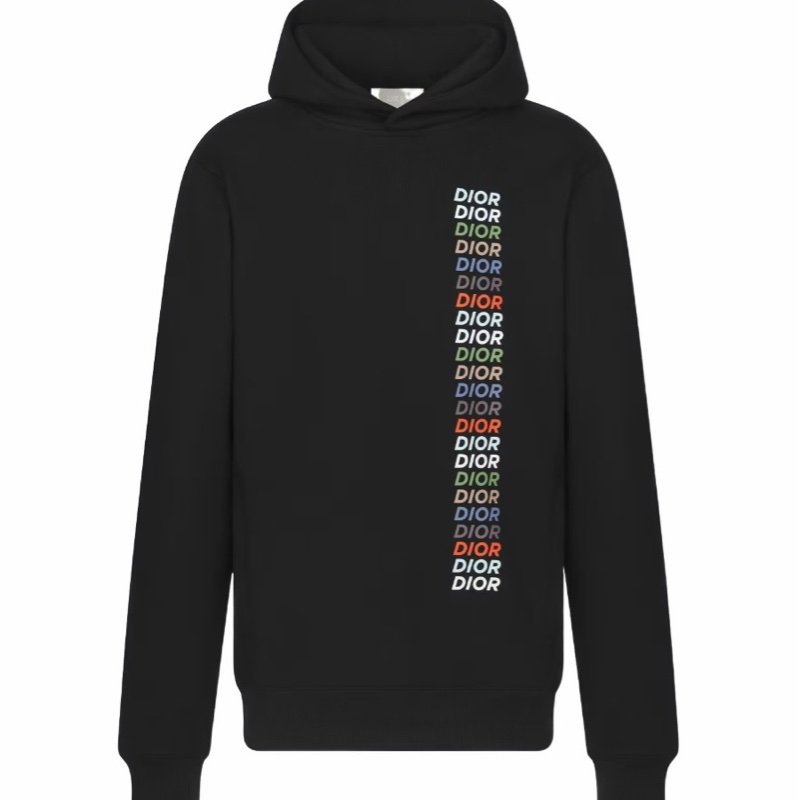 Dior 男士 連帽長袖衛衣XS S M L XL XXL碼模特身高 185 CM,穿著 M 碼-2