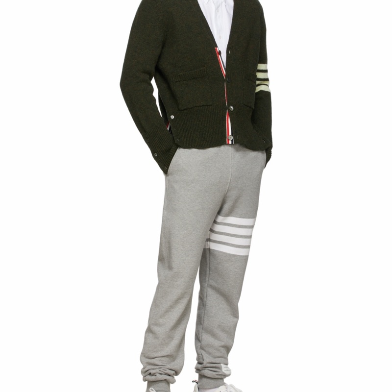 Thom Browne 男女同款 經典條紋運動褲0 1 2 3 4 5-1