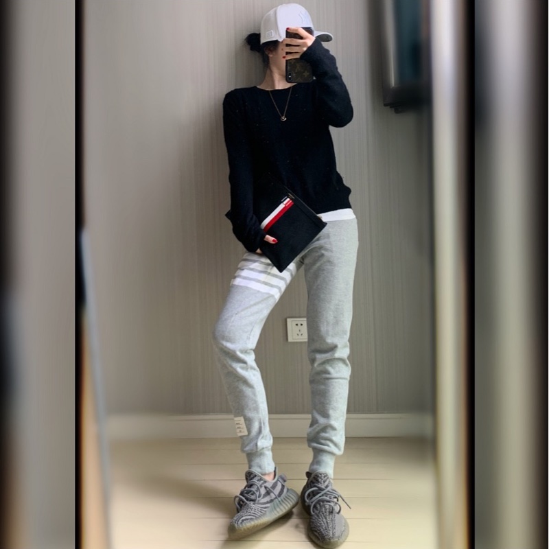 Thom Browne 男女同款 經典條紋運動褲0 1 2 3 4 5-2