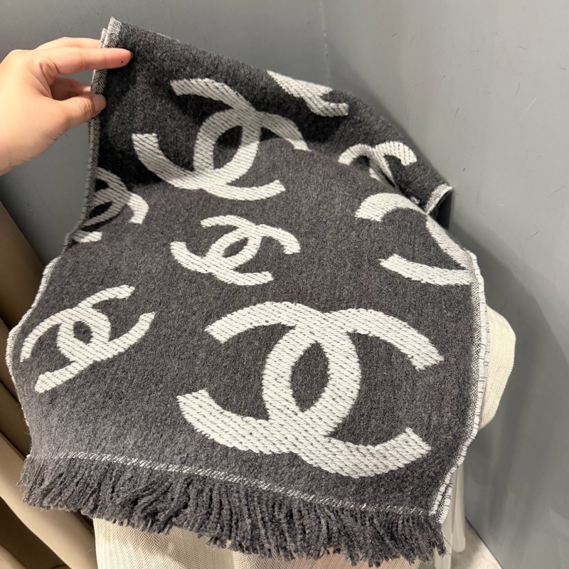 Chanel 香奈兒26C 爆款雙面圍巾-1