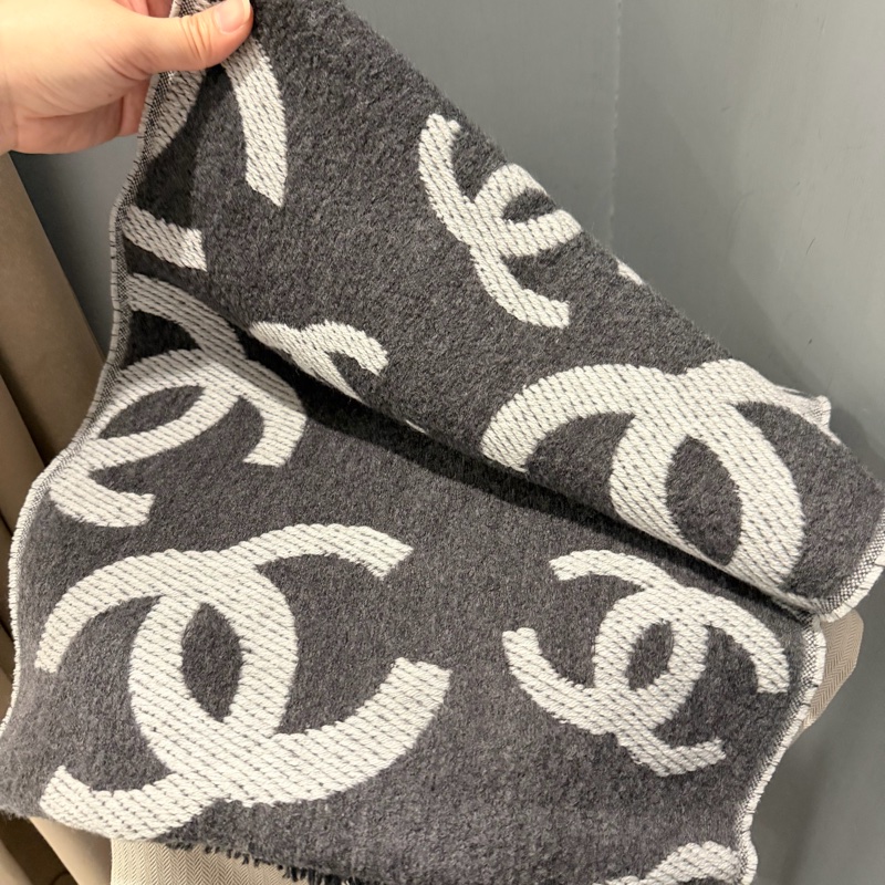 Chanel 香奈兒26C 爆款雙面圍巾-6