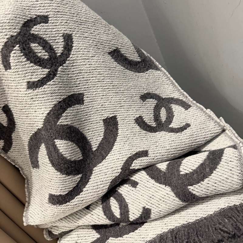 Chanel 香奈兒26C 爆款雙面圍巾-10