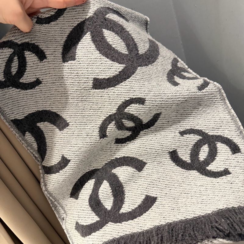 Chanel 香奈兒26C 爆款雙面圍巾-11