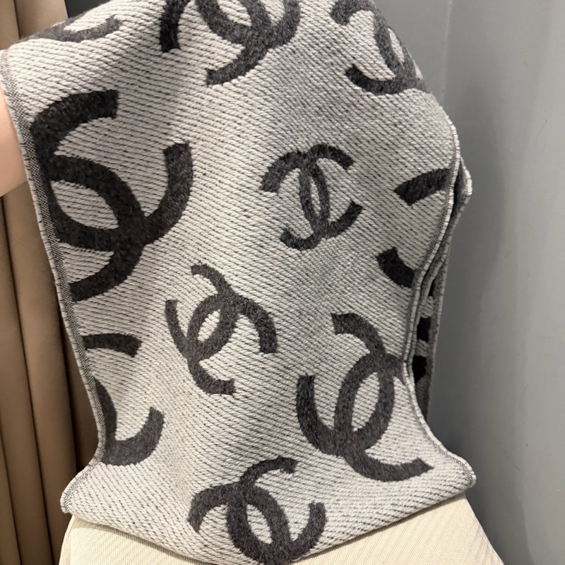 Chanel 香奈兒26C 爆款雙面圍巾-13