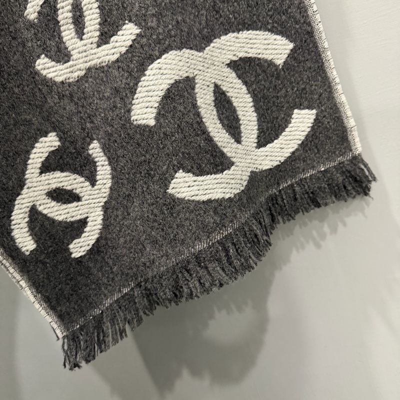 Chanel 香奈兒26C 爆款雙面圍巾-15