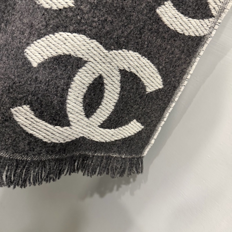 Chanel 香奈兒26C 爆款雙面圍巾-17