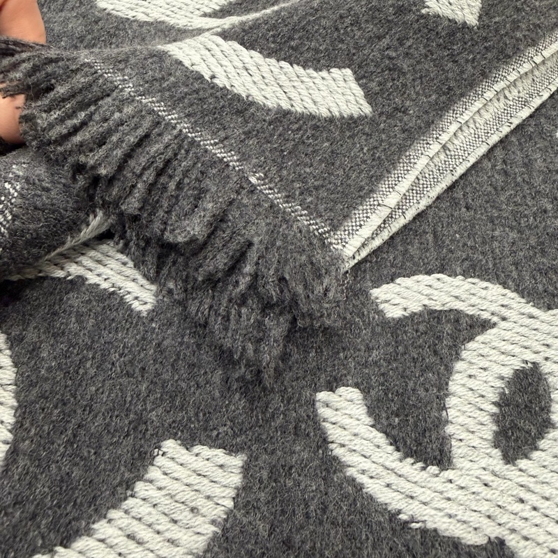 Chanel 香奈兒26C 爆款雙面圍巾-19