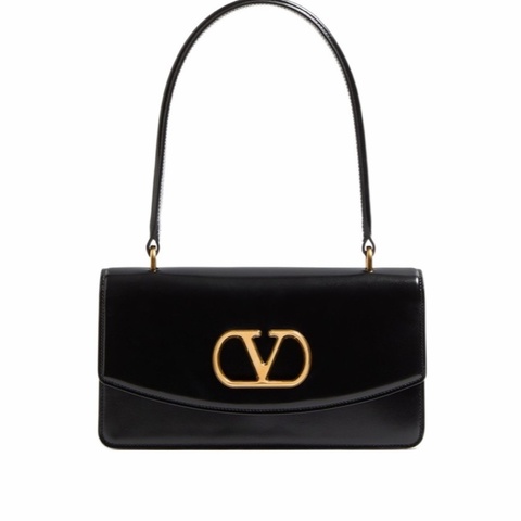 Valentino 女士 亮面小牛皮手提包均碼碼25.5cm*8.5cm*14.5cm