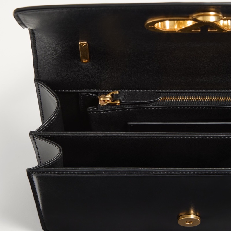 Valentino 女士 亮面小牛皮手提包均碼碼25.5cm*8.5cm*14.5cm-5