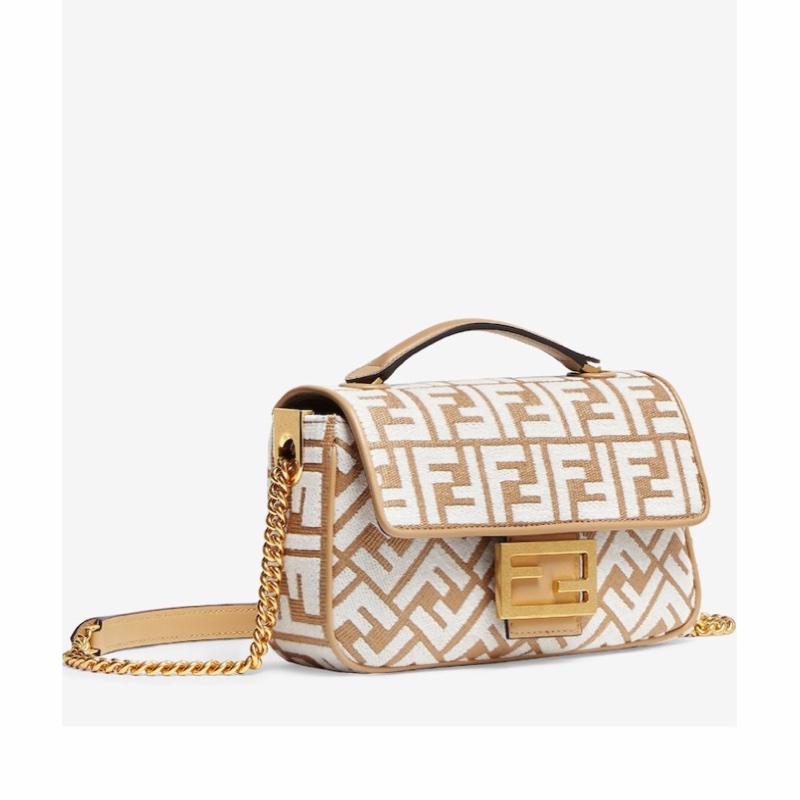 Fendi 女士 標誌性 Baguette 中號單肩包均碼碼中號、24cm*7cm*14.5cm-0
