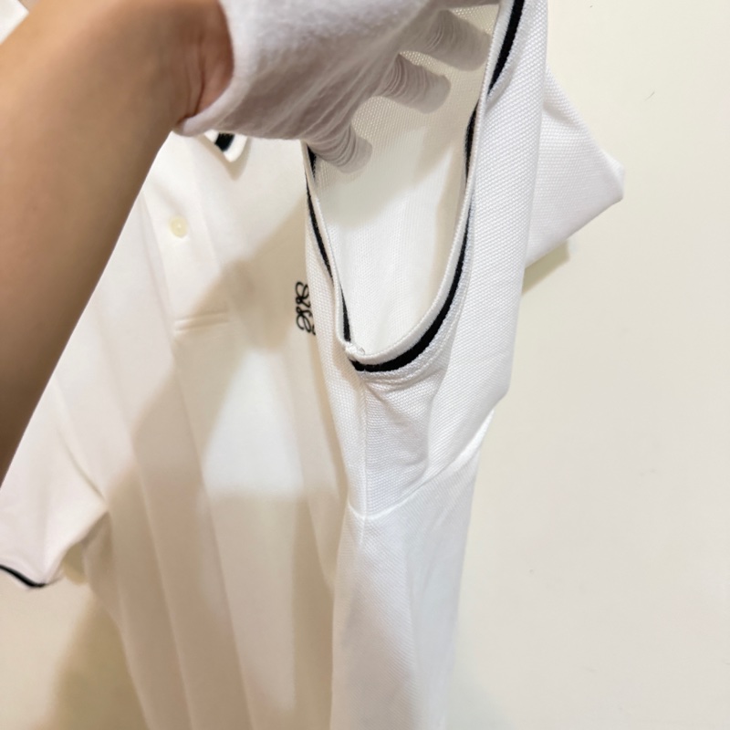 914intheair精品代購『全新閒置』Loewe 經典logo anagram黑色刺繡POLO衫L-20