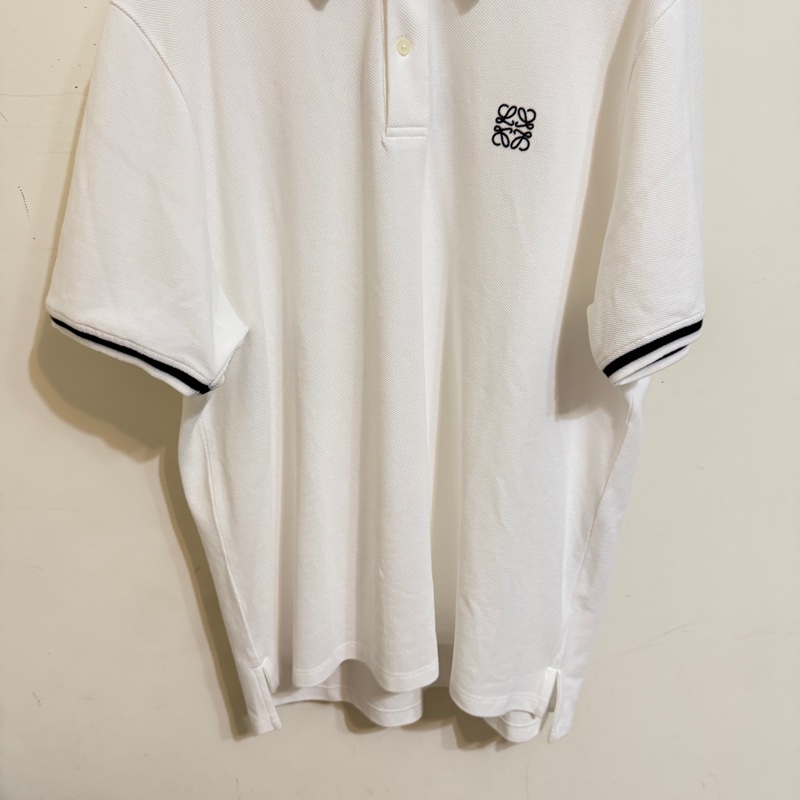 914intheair精品代購『全新閒置』Loewe 經典logo anagram黑色刺繡POLO衫L-21