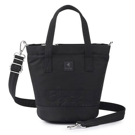 ［男女適用］PORTER INTERNATIONAL Nova 無盡魅力手提包（M）側背包 斜背包 黑色-0