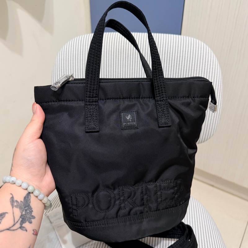 ［男女適用］PORTER INTERNATIONAL Nova 無盡魅力手提包（M）側背包 斜背包 黑色-2