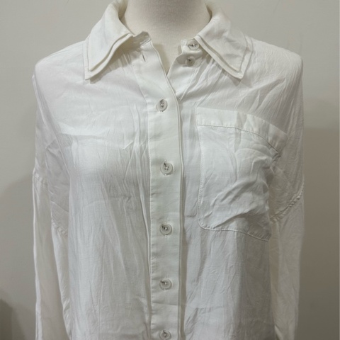 二手正品allsaints白色襯衫