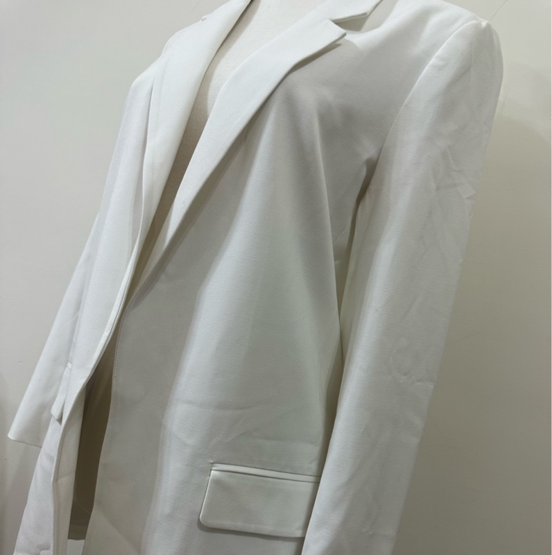 全新allsaints正品白西裝外套-1