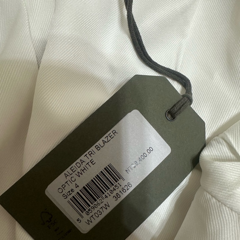 全新allsaints正品白西裝外套-3