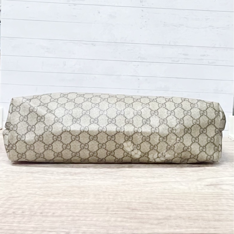 ~~趴趴小舖~~正品Gucci211137經典防水PVC肩背包／托特包-13
