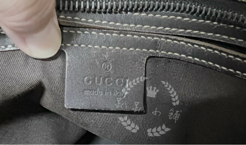 ~~趴趴小舖~~正品Gucci211137經典防水PVC肩背包／托特包-20