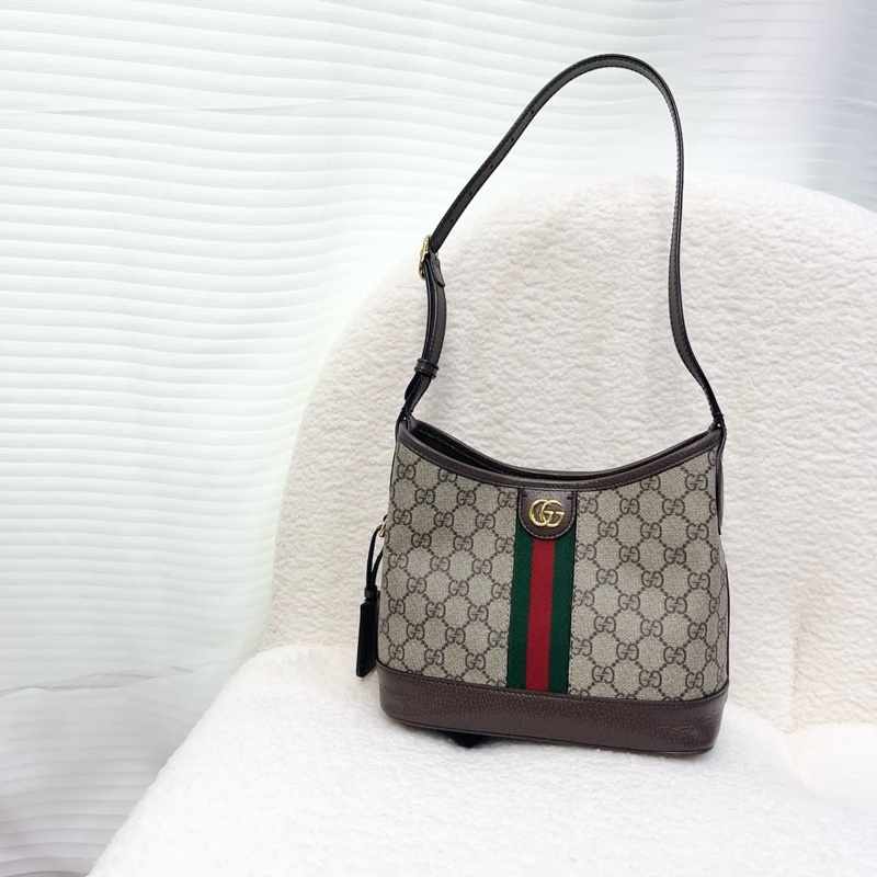 古馳新款hobo水桶包 Gucci 單肩小托特包原花ophidia HOBO 781402-5