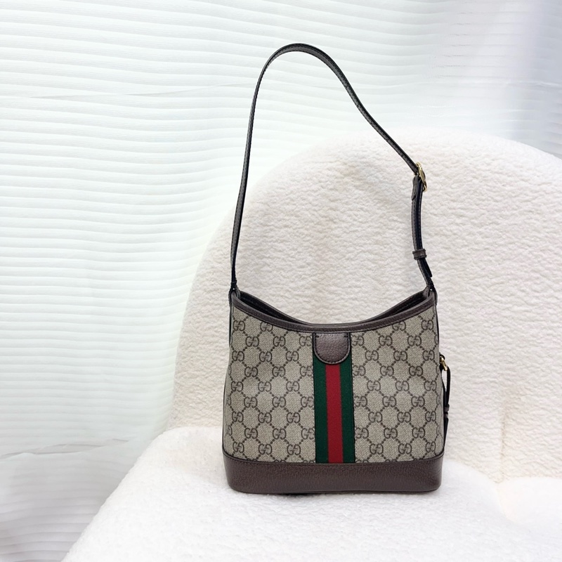 古馳新款hobo水桶包 Gucci 單肩小托特包原花ophidia HOBO 781402-6