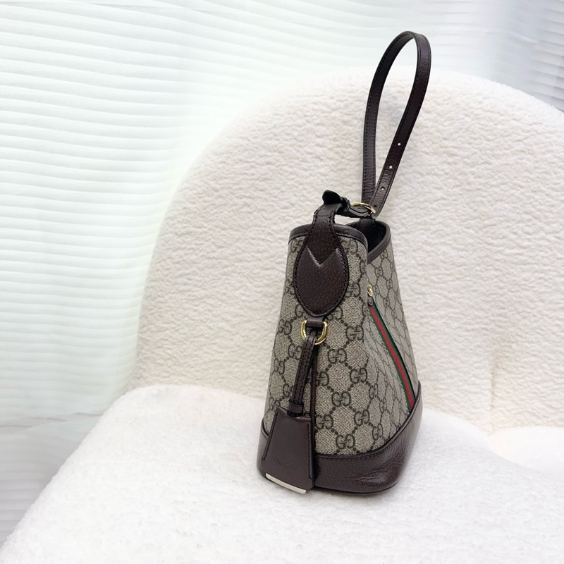 古馳新款hobo水桶包 Gucci 單肩小托特包原花ophidia HOBO 781402-8