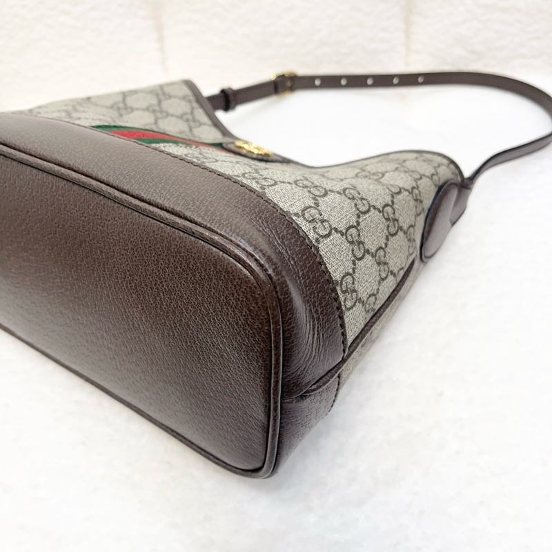 古馳新款hobo水桶包 Gucci 單肩小托特包原花ophidia HOBO 781402-11