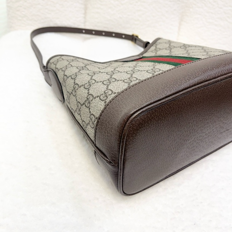 古馳新款hobo水桶包 Gucci 單肩小托特包原花ophidia HOBO 781402-12