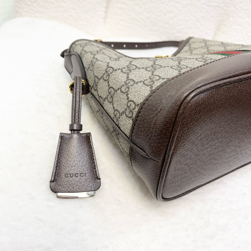 古馳新款hobo水桶包 Gucci 單肩小托特包原花ophidia HOBO 781402-13