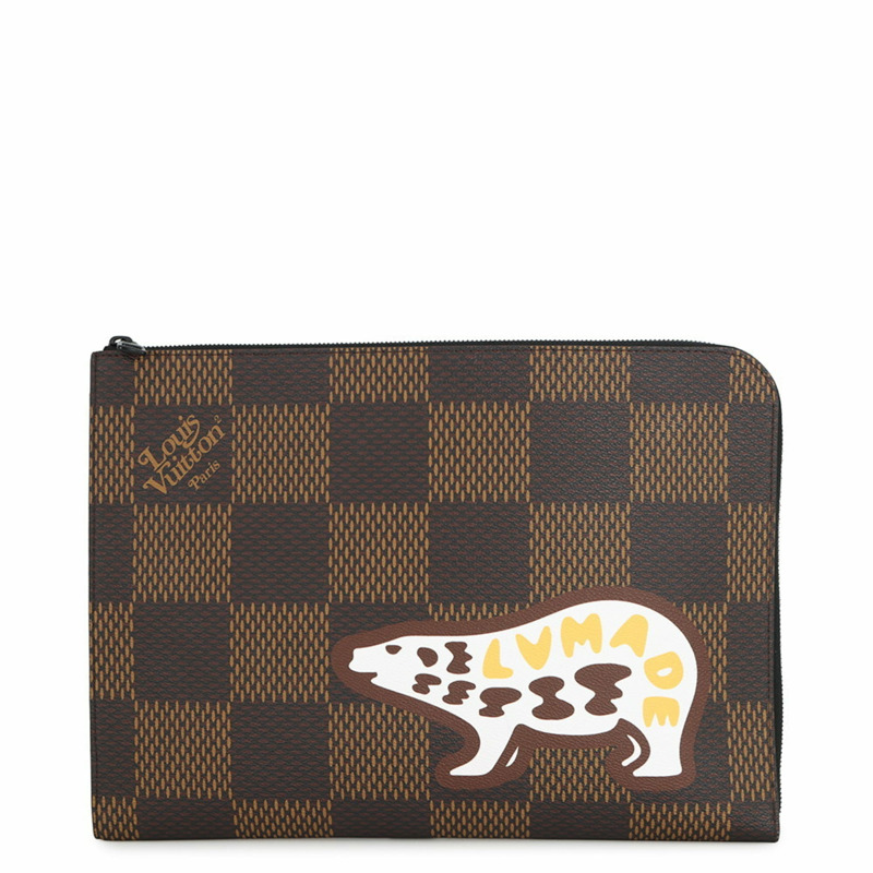 Louis Vuitton Damier Ebene Giant Pochette Jour 手拿包 N60390，方形手提包，NIGO 合作款，Damier，男士路易威登LOUIS VUITTON-0