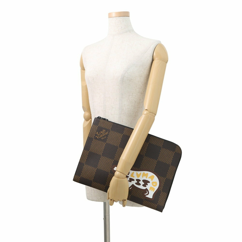 Louis Vuitton Damier Ebene Giant Pochette Jour 手拿包 N60390，方形手提包，NIGO 合作款，Damier，男士路易威登LOUIS VUITTON-3