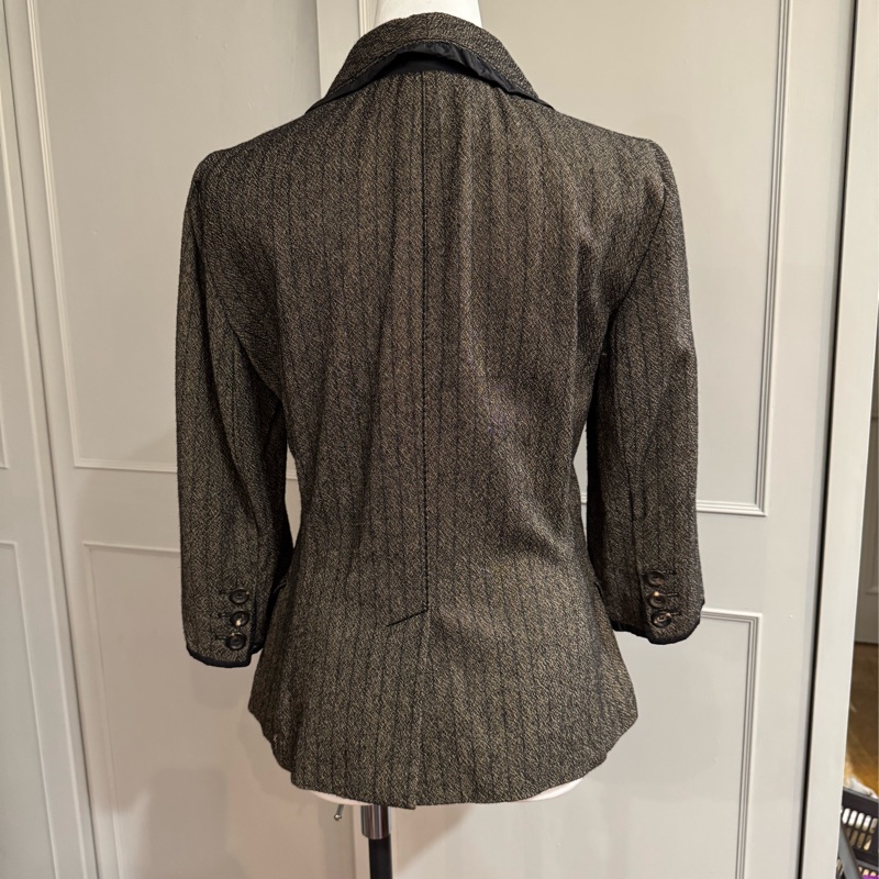 《新歡舊愛》正品LV路易威登咖啡色毛料外套40/SM-8