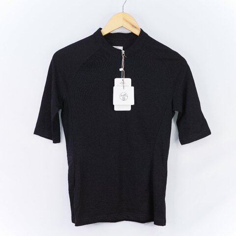 Hermès愛馬仕 女版 Fit 黑色 羊毛短袖 T 恤