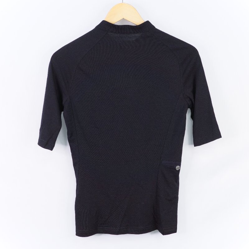 Hermès愛馬仕 女版 Fit 黑色 羊毛短袖 T 恤-1