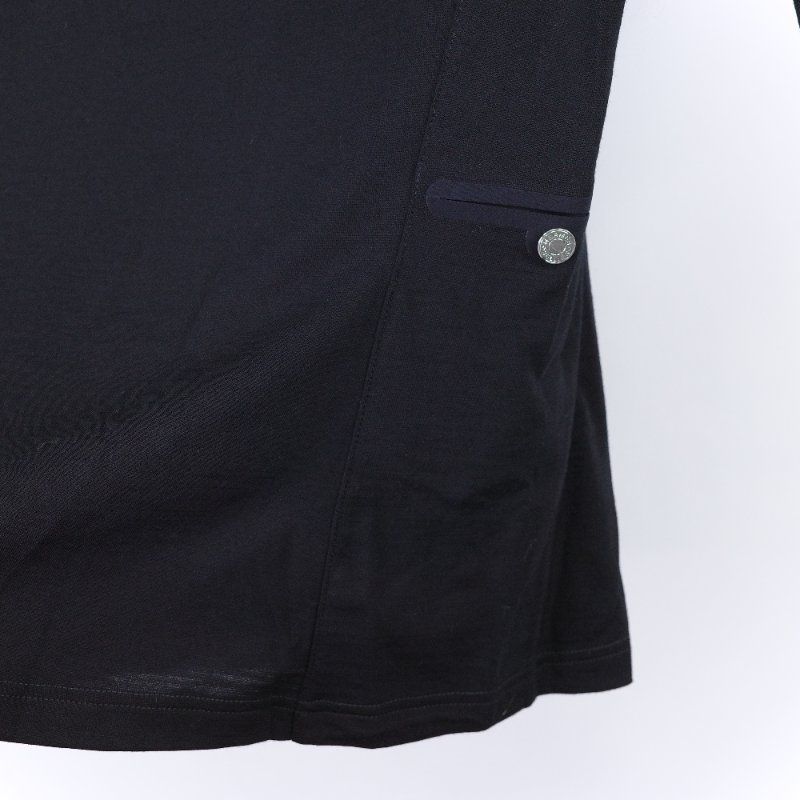 Hermès愛馬仕 女版 Fit 黑色 羊毛短袖 T 恤-5