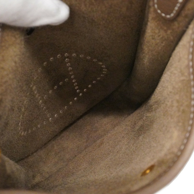 愛馬仕 Hermès Evelyn TPM Taurillon Clemence Etoupe 女士單肩包，飾有 U 字印記-3