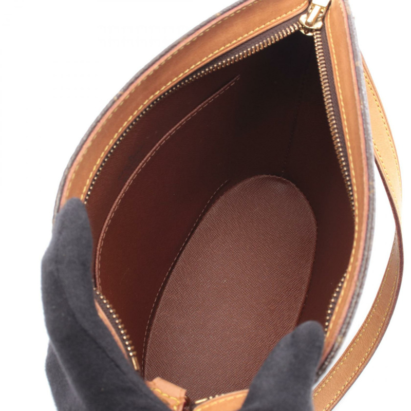 路易威登 Drouot 斜背包 M51290 Monogram 皮革 棕色 二手-2