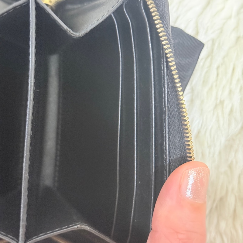 celine 棕色 零錢包 拉鏈短夾 中夾 容量好用的皮夾 豹紋招財錢包-30