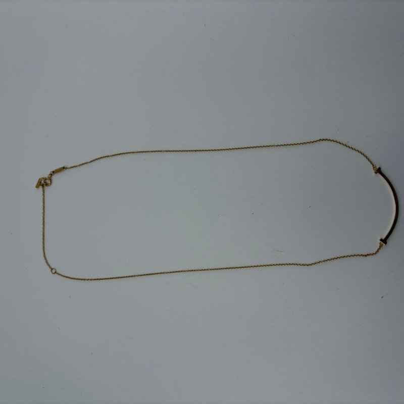 Tiffany T Smile 18K 無鑽項鍊-5