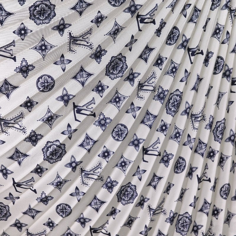 Louis Vuitton 路易威登 印花 經典老花 混紡百褶裙-3
