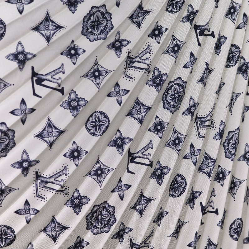 Louis Vuitton 路易威登 印花 經典老花 混紡百褶裙-4