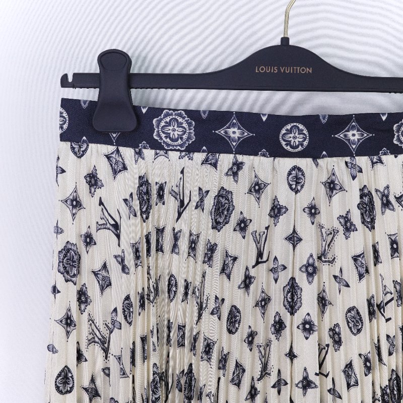 Louis Vuitton 路易威登 印花 經典老花 混紡百褶裙-6