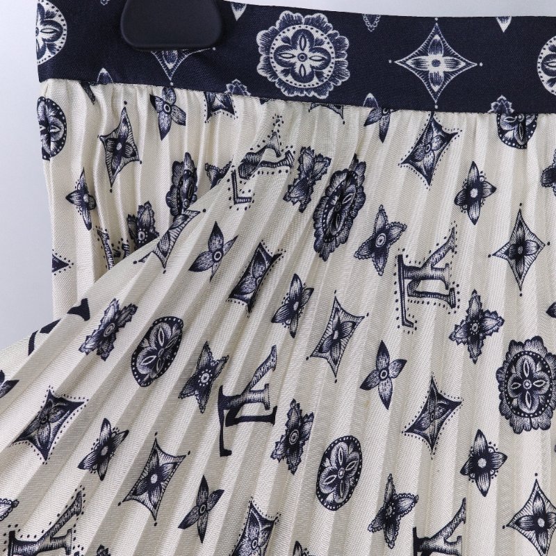 Louis Vuitton 路易威登 印花 經典老花 混紡百褶裙-8